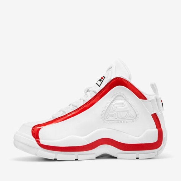 Fila Grant Hill 2 OG Mid Mens Basketball Shoes White Red 1BM00637-114 NEW Size 9 - Picture 4 of 9